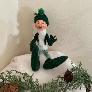 Annalee Green Christmas Elf Decor